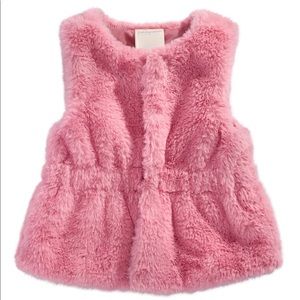 Baby Girls Faux Fur Vest